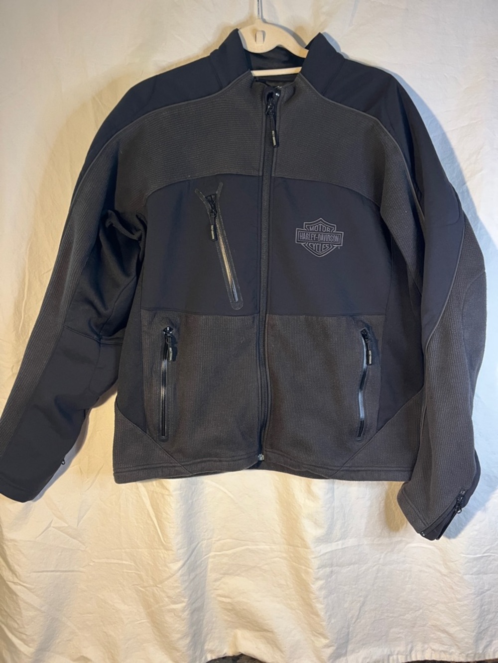 Harley-Davidson Men’s Black Performance Softshell Jacket M EUC